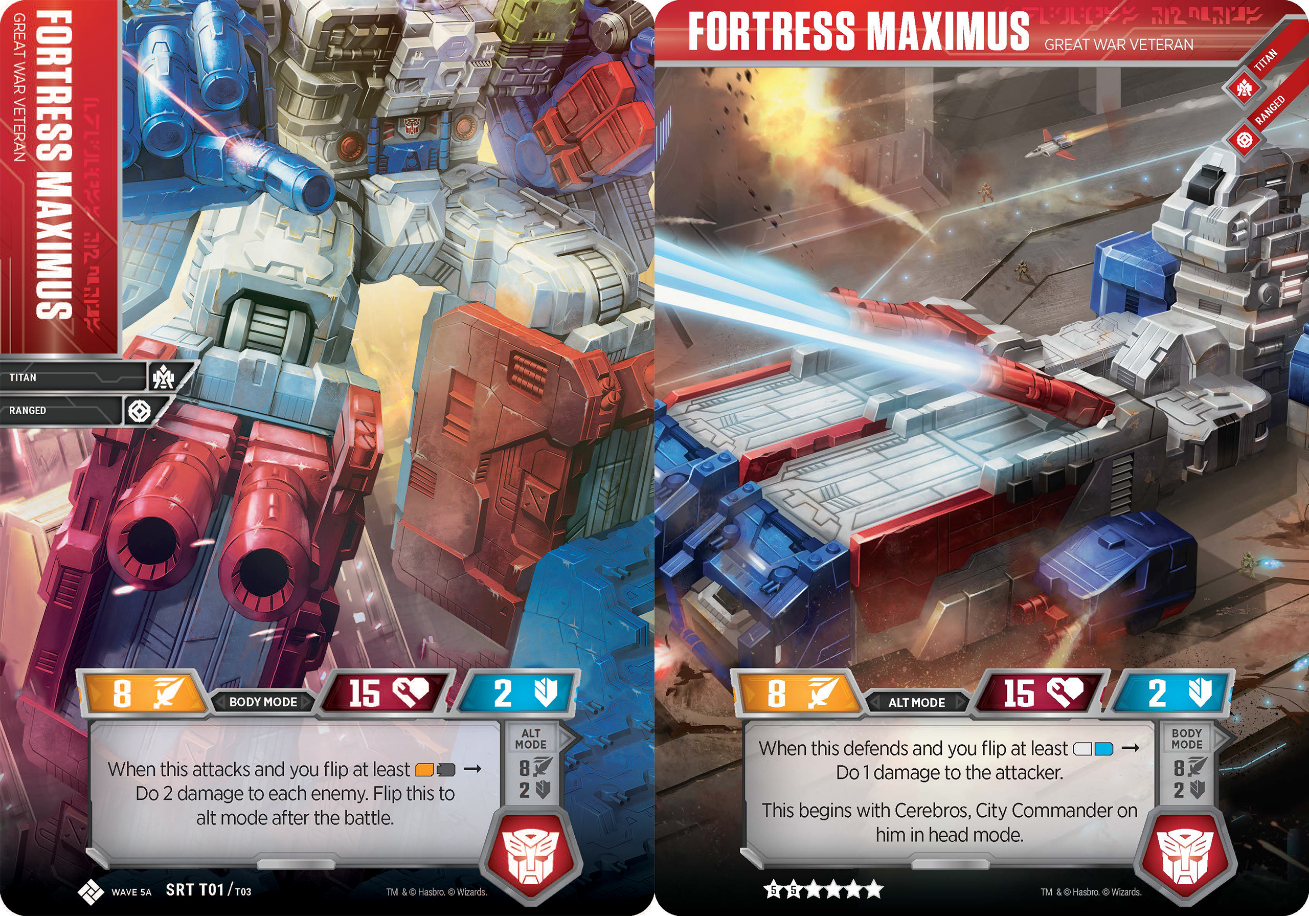 Official Images Fortress Maximus, Cerebros, Emissary Cards